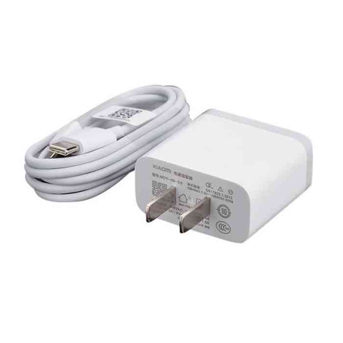 Xiaomi 3A Charging Adapter with Micro USB Cable